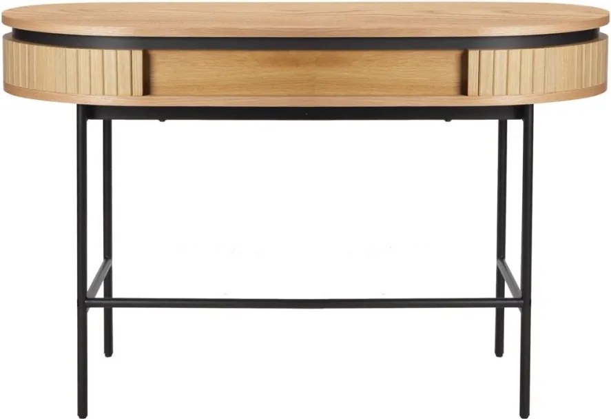 Birou cu furnir de stejar ATELIER 120cm