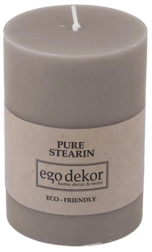 Lumânare Eco candles by Ego dekor Friendly, durată ardere 37 h, bej