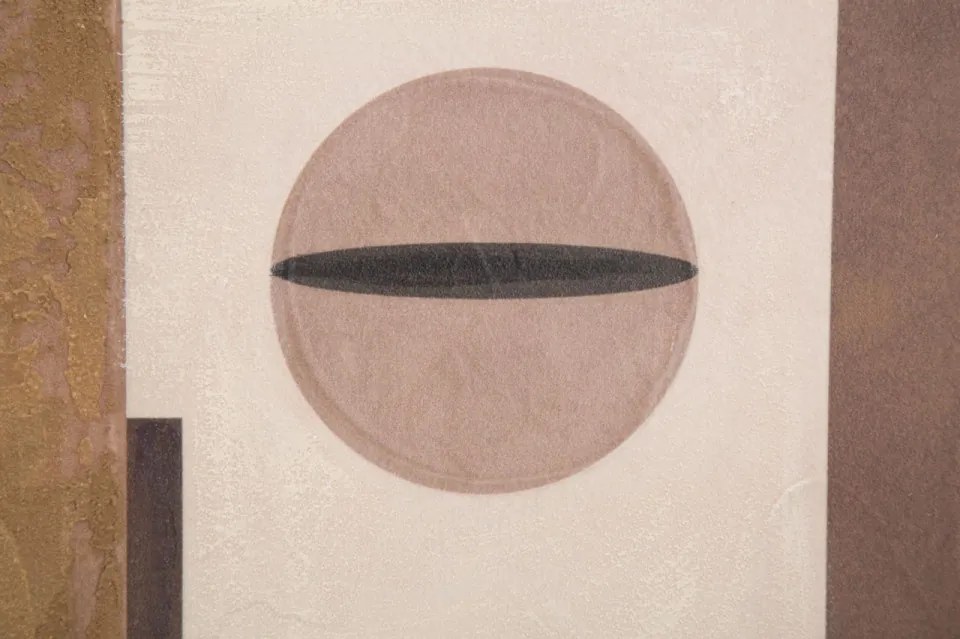 Tablou decorativ multicolor din lemn de Pin si panza, 60x2,7x80 cm, Ethnic Face Mauro Ferretti