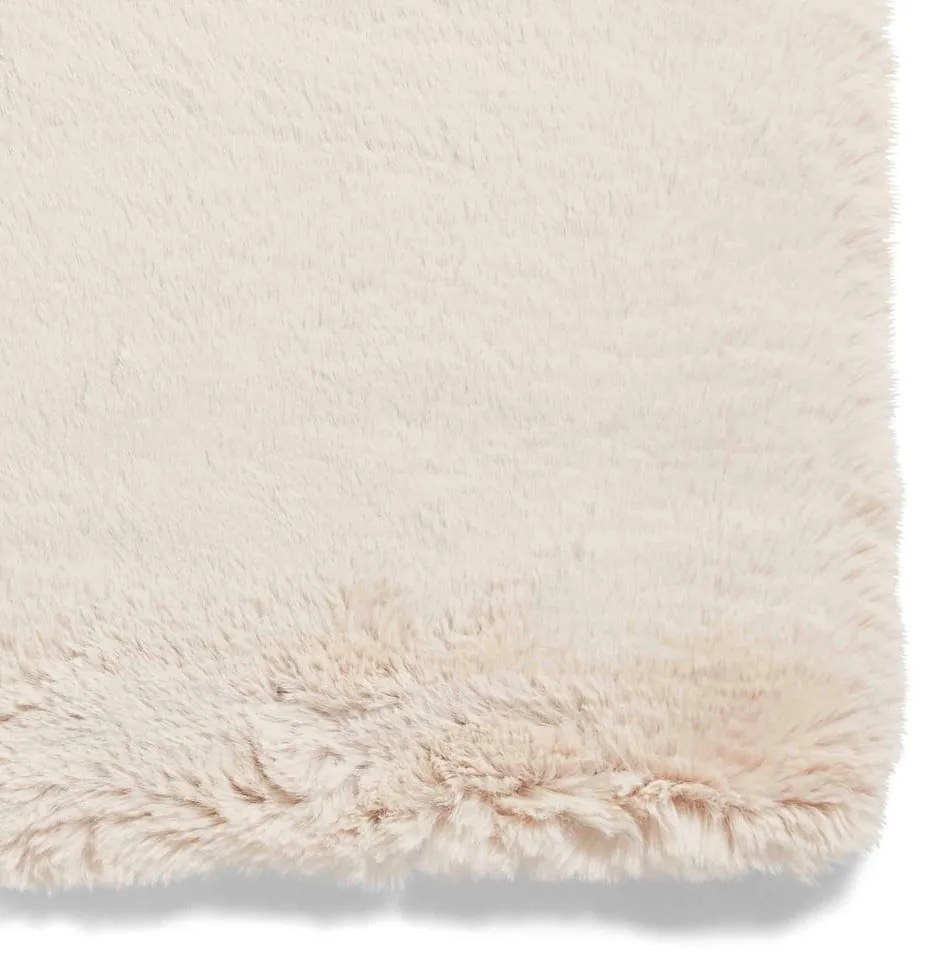 Covor crem 60x120 cm Super Teddy – Think Rugs