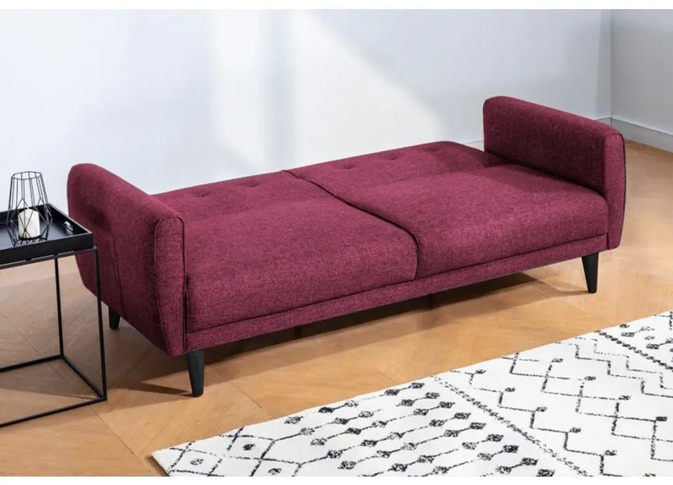 Set Canapea Extensibilă si Fotoliu Aria - S, Rosu