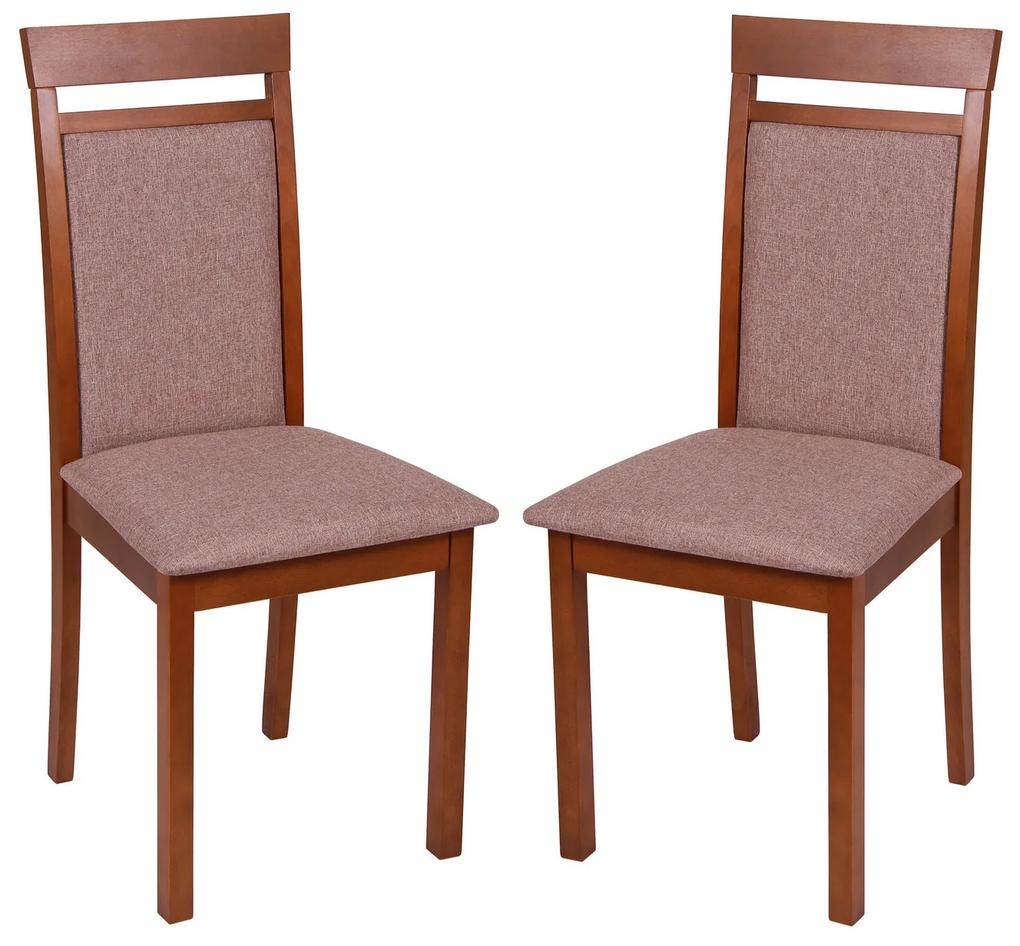 Set 2 scaune Wooden 2, Lemn, Walnut/Veles 6
