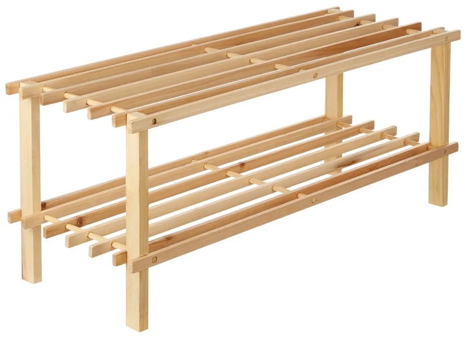 Pantofar în culoare naturală din lemn de brad – Premier Housewares