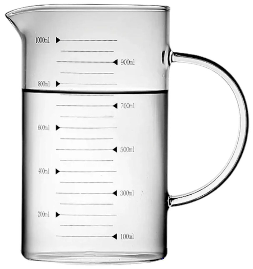 Cana Gradata din sticla borosilicata, 1000 ml