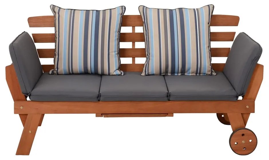 Bancă de grădină maro din lemn masiv Rincon – Garden Pleasure