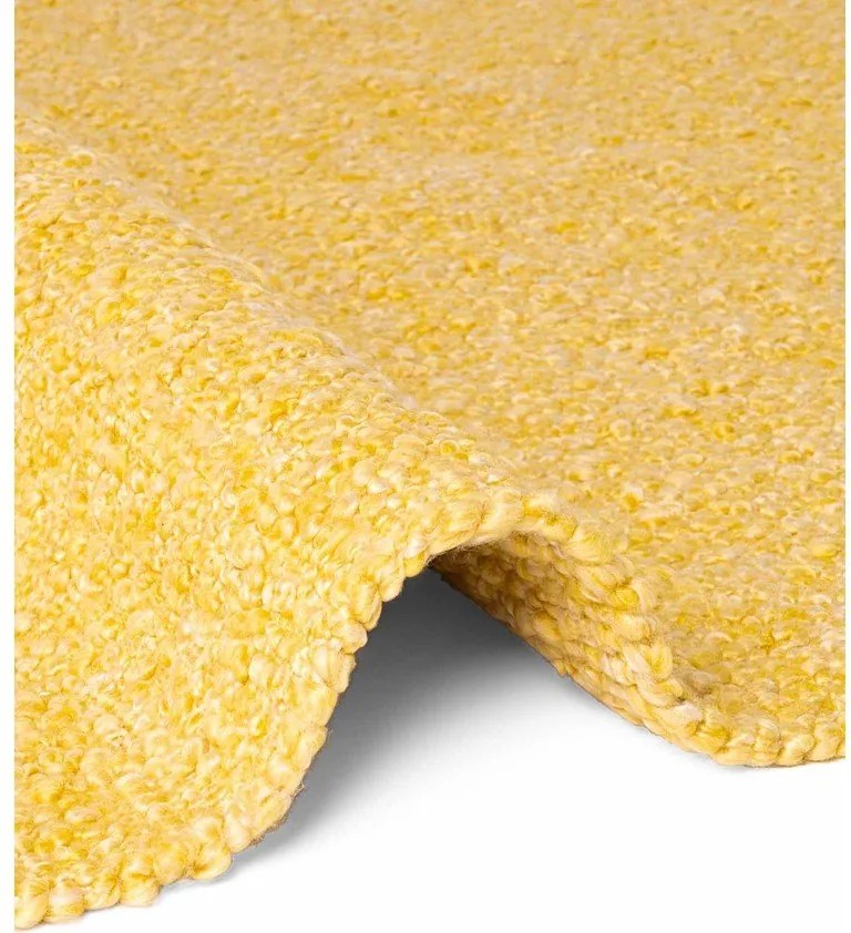 Covor galben țesut manual din material bouclé 120x170 cm Notting Hill Portobello – Ted Baker