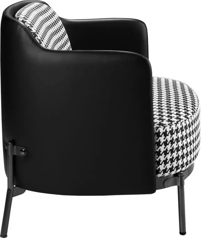 Fotoliu elegant design italian White and Black