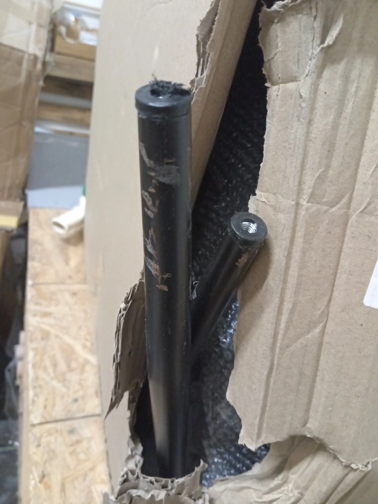 OFERTA Scaun de catifea gri închis COMO, cu picioare negre, calitate II