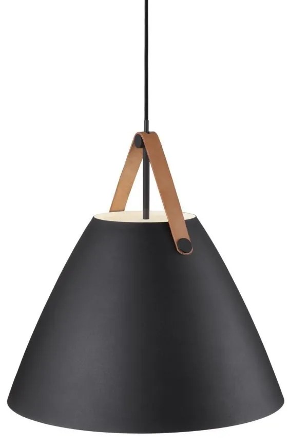 Lustra / Pendul design nordic Strap 48 negru 84353003 DFTP