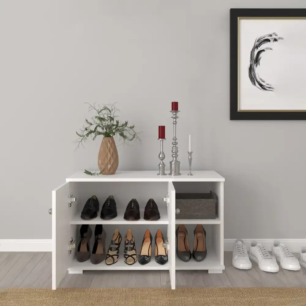 Pantofar hol Rody ,culoare alb, 90 cm