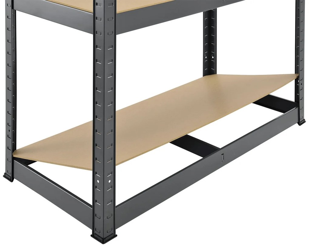 Jusky Set 2 rafturi - 180x90x40cm - gri