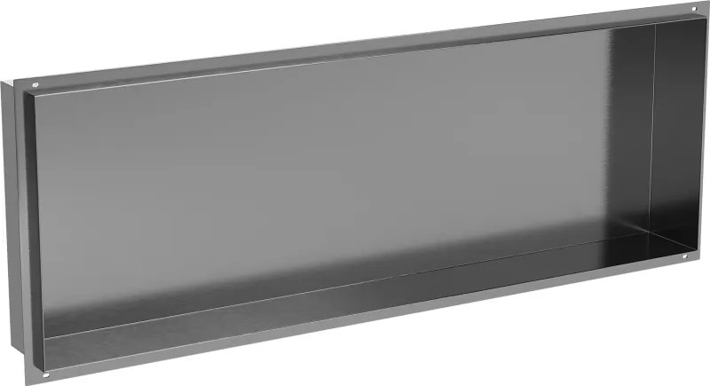 Mexen X-Wall-NR raft încastrat fără flanșă 90 x 30 cm, Gri-închis mat - 19E1903010