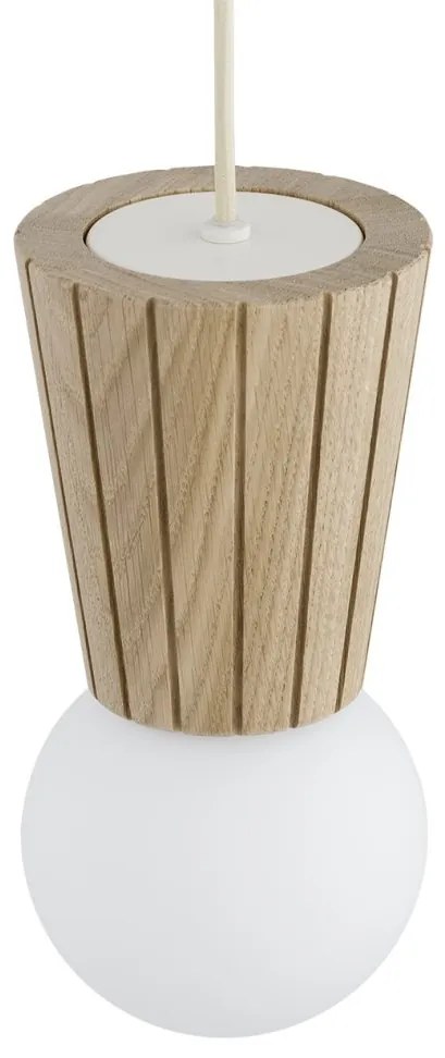 Lustra cu 3 pendule lemn stil scandinav VOLANTE 6357