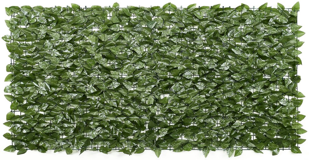 Gard artificial cu frunze GardenDeluxe 300/100 cm