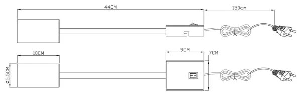 Lampă de perete flexibilă ROBBY 1xGU10/25W/230V neagră/maro Globo 57911WG