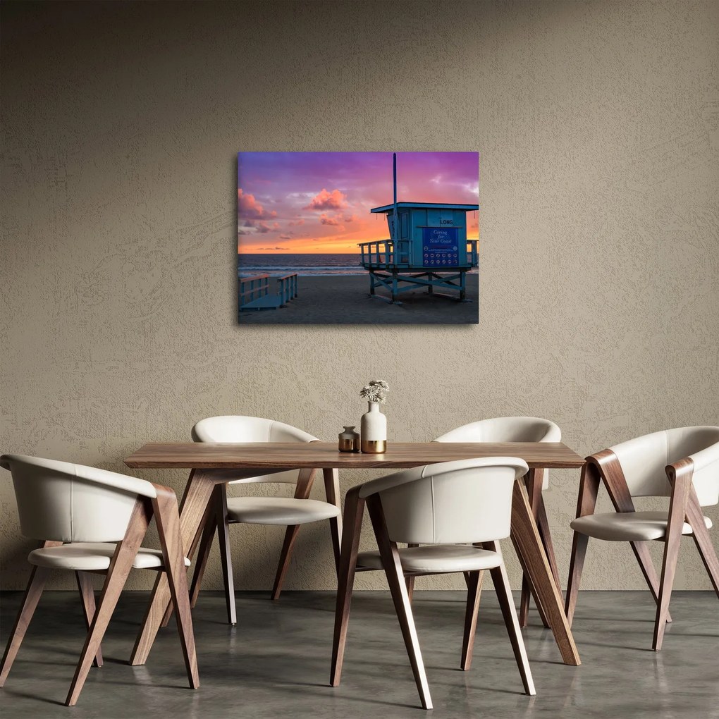 Tablou de pe plaja Santa Monica (70x50 cm)