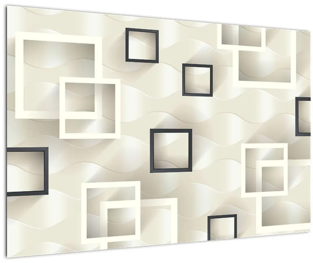Tablou geometric abstract (90x60 cm)