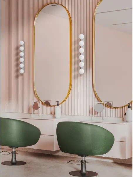 Open Design OR85693 - Aplică de perete MERINO, 6xG9/8W/230V, 61 cm, IP44, crom lucios