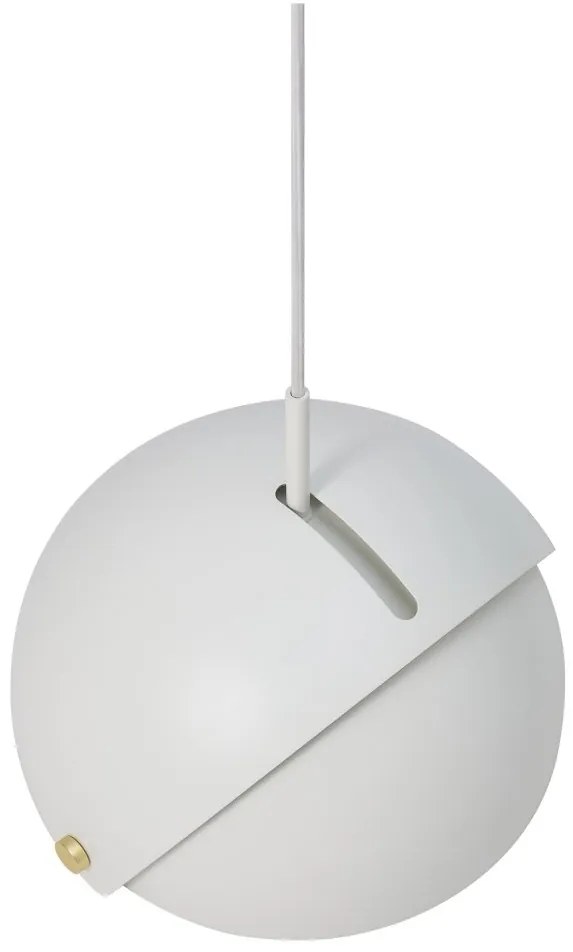 Lustra/Pendul metalic design nordic Align alb