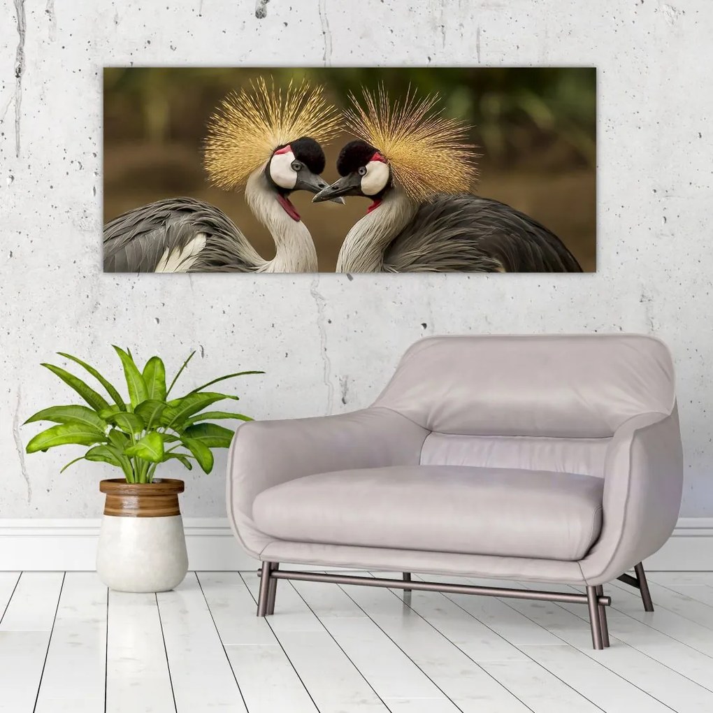 Tablou cu păsări (120x50 cm)