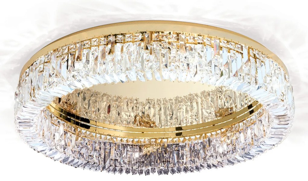Lustra aplicata cristal Schöler design modern de lux Ring 75cm gold