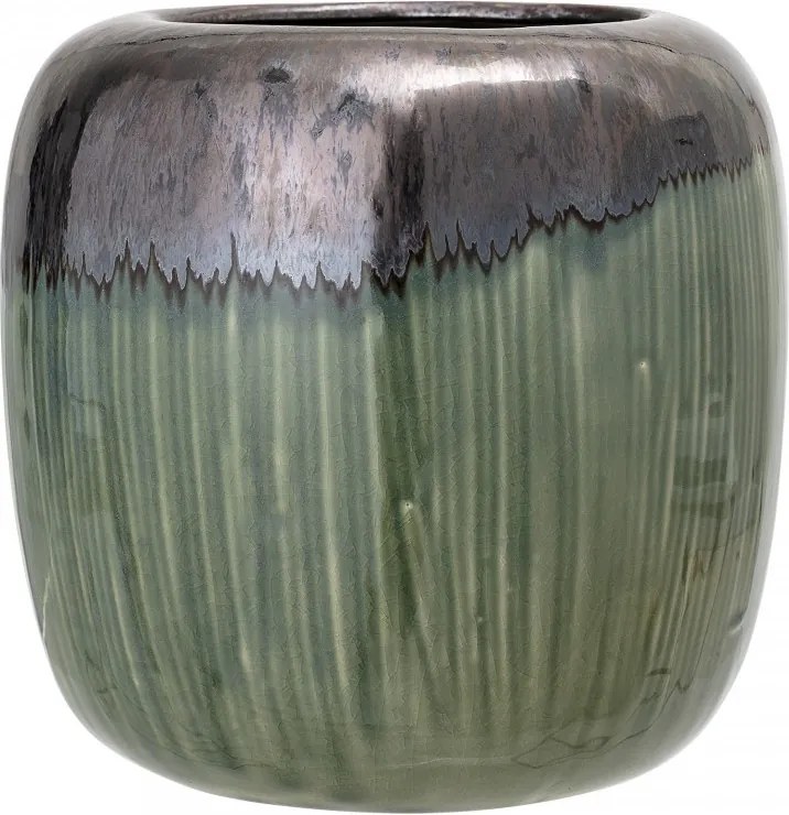 Ghiveci verde din ceramica 20x20 cm Bloomingville