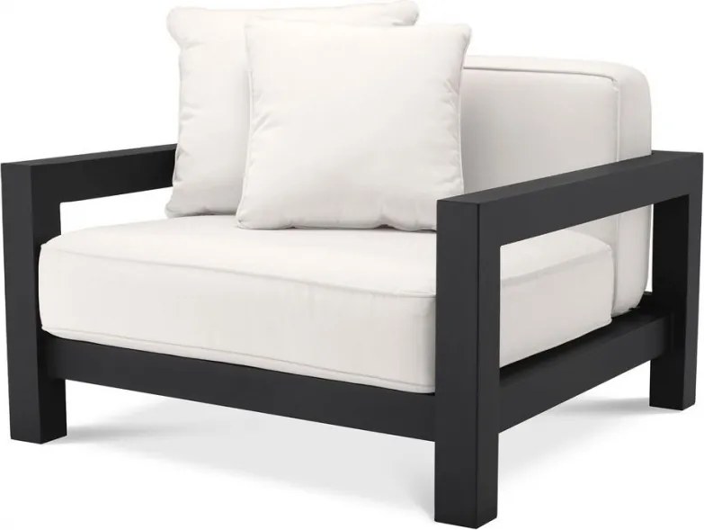 Fotoliu pentru interior si exterior Cap-Antibes, negru 115005 HZ