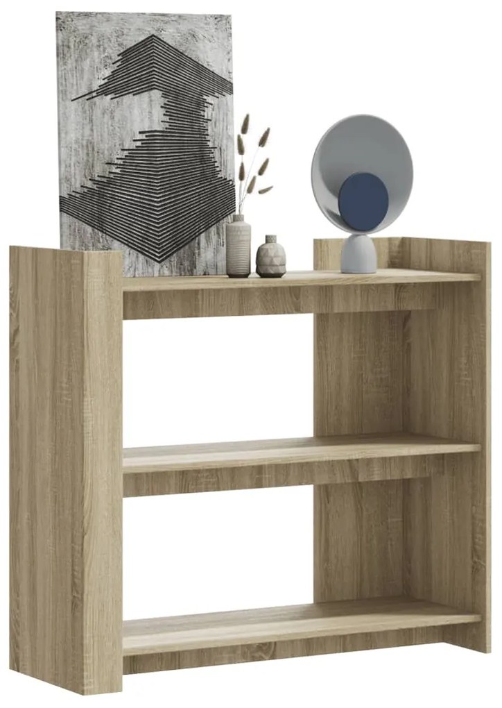 vidaXL Măsuță consolă, stejar sonoma, 100x35x90 cm, lemn prelucrat