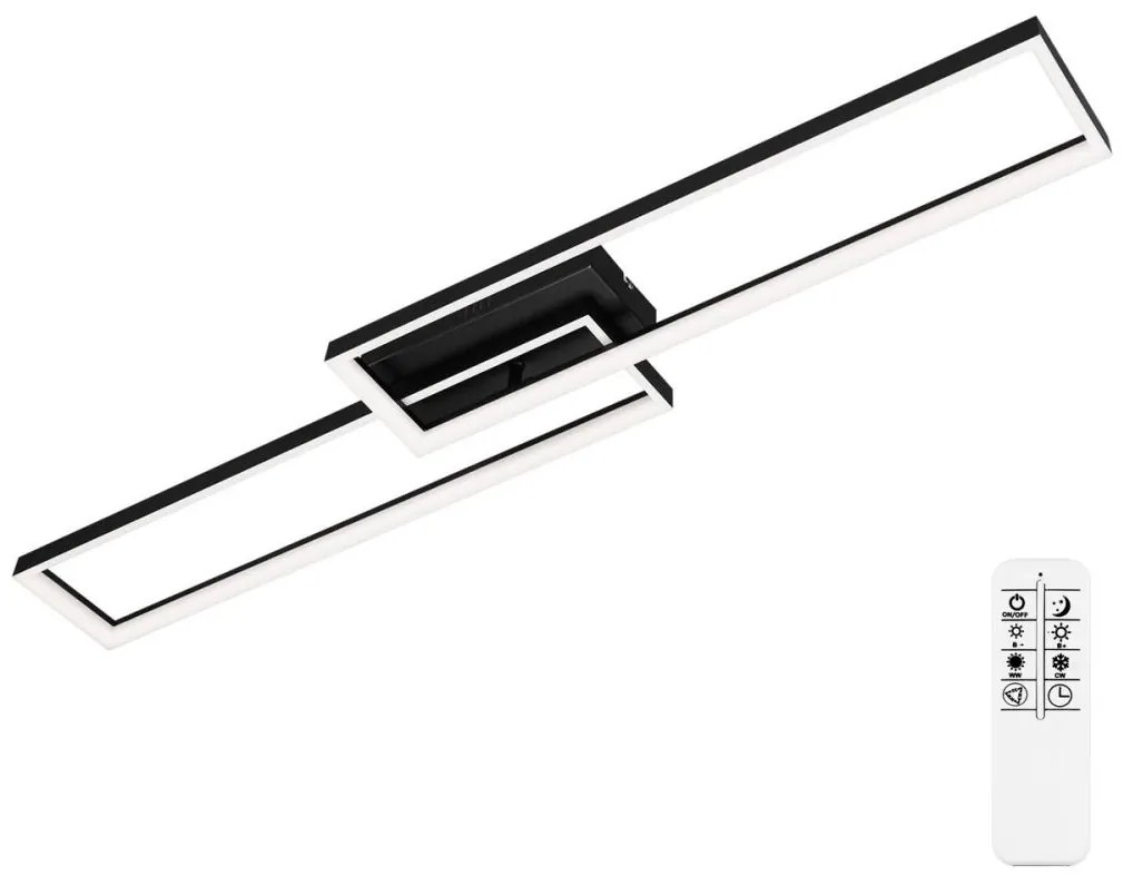 Lustră LED dimabilă aplicată Briloner 3013-015 FRAME LED/40W/230V + telecomandă