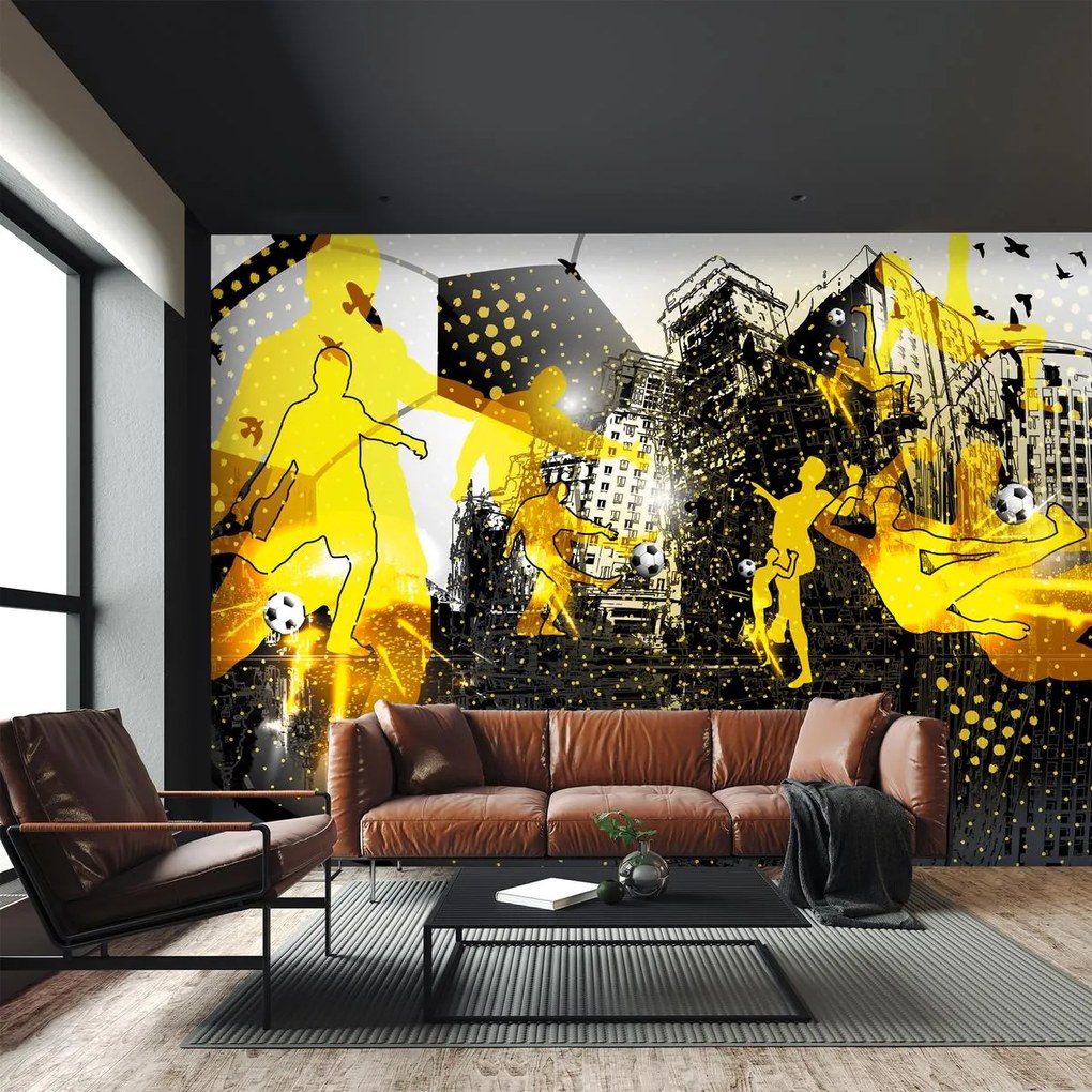 Fototapet - Meci de fotbal (147x102 cm)