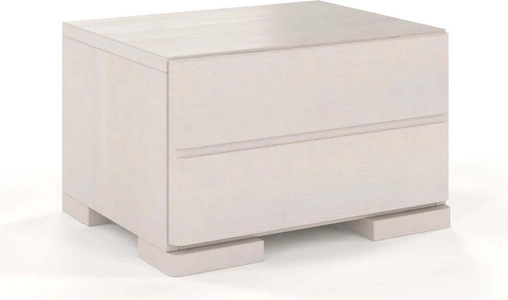 Noptieră lemn masiv TerraCraft 1 Sertar Pin, 40 × 34 × 25 cm