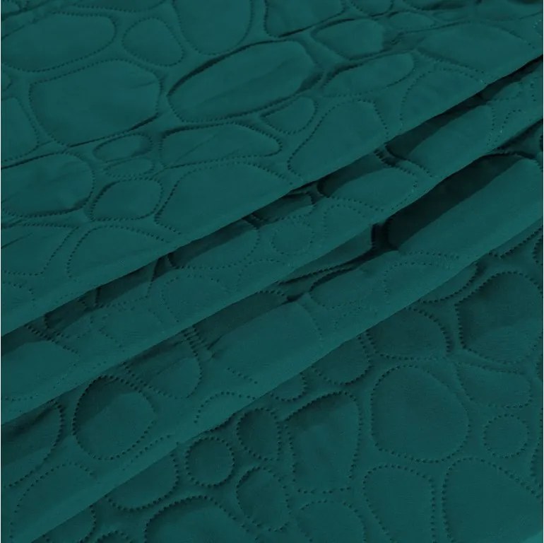 Cuvertura de pat turcoaz STONE Dimensiune: 200 x 220 cm