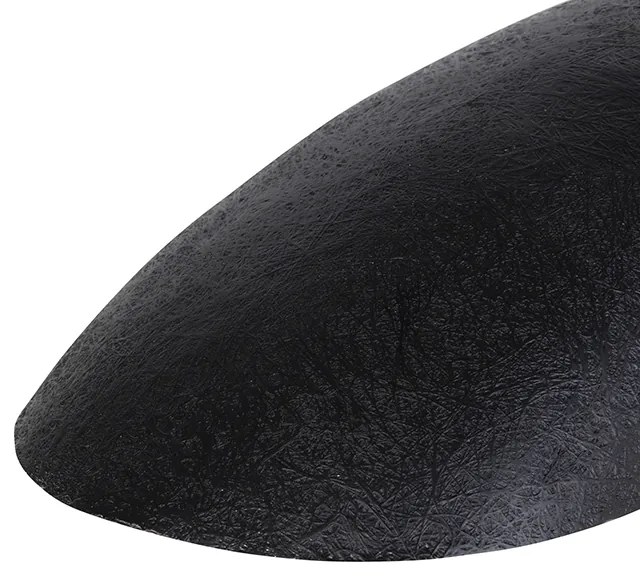 Lampă suspendată industrială neagră cu aur 115 cm - Magna