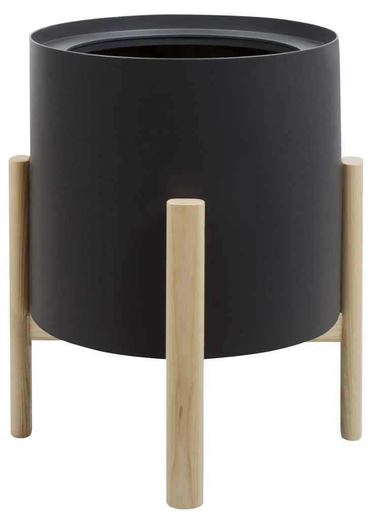 Ghiveci rotund cu auto-irrigare ASHI, diferite variante - Hobby Flower Dimensiuni: Ø 41 x 51, Culoare: duce