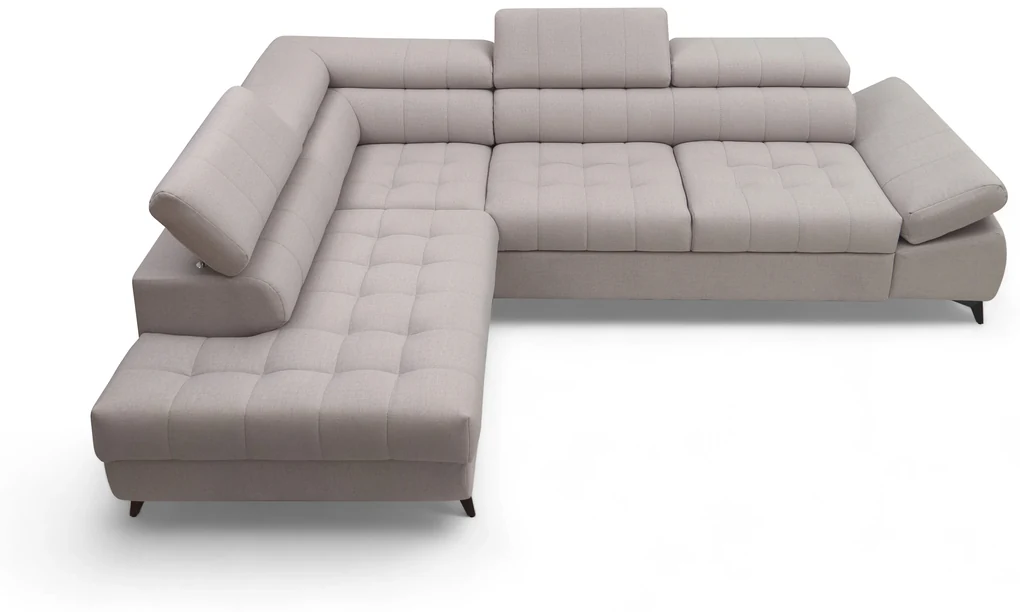 Colțar extensibil stânga Valoris L - Material textil bej Maya 01