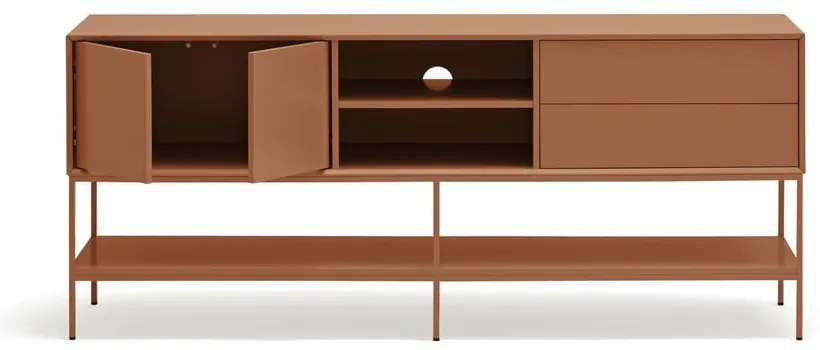 Comodă TV cărămizie 175x74x45 cm Platt – Teulat