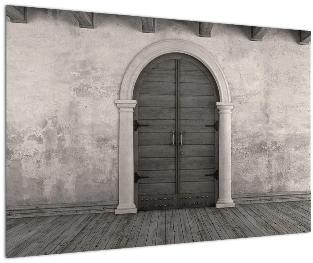 Tablou - Ușa misterioasă (90x60 cm)