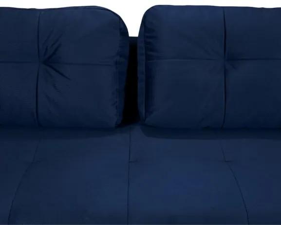 Canapea Extensibila Cu Lada Depozitare Dreamer, Albastru Inchis, 260 x 110 x 100 Cm