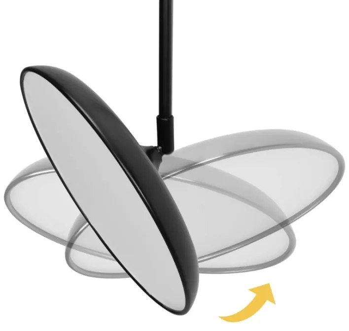 Lampă LED modernă cu înălțime reglabilă Aurie