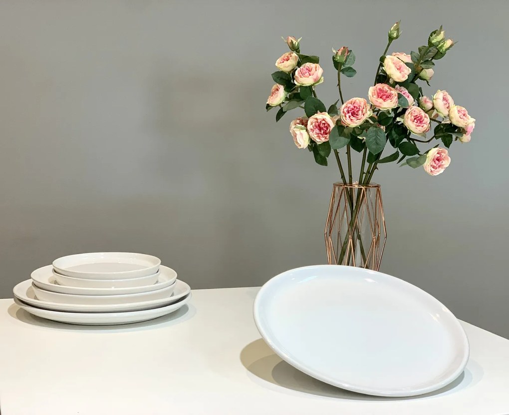 Platou Casablanca Roma 30 cm Alb