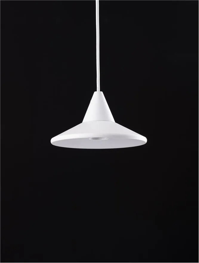 Pendul LED design minimalist DRO alb