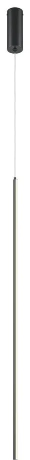 Pendul LED liniar stil minimalist Halo negru