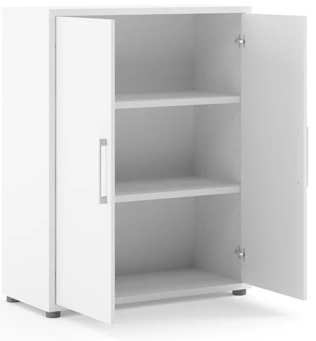 Bibliotecă modulară albă 89x113 cm Prima – Tvilum