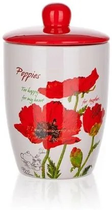 Cutie cu capac Banquet Red Poppy 600 ml