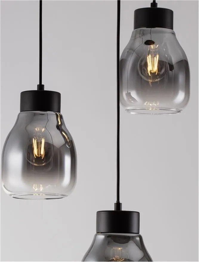 Lustra cu 3 pendule design modern Blaku