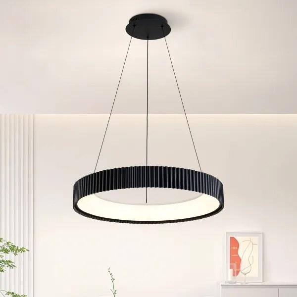 Brilagi FALCON MODERN - lustră LED reglabilă suspendată pe cablu, 54W, 230V, 60 cm, negru, telecomandă inclusă