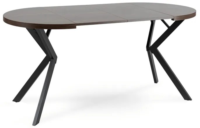 JAKS Masa rotundă extensibilă 80 - 160 cm nuc Dorian