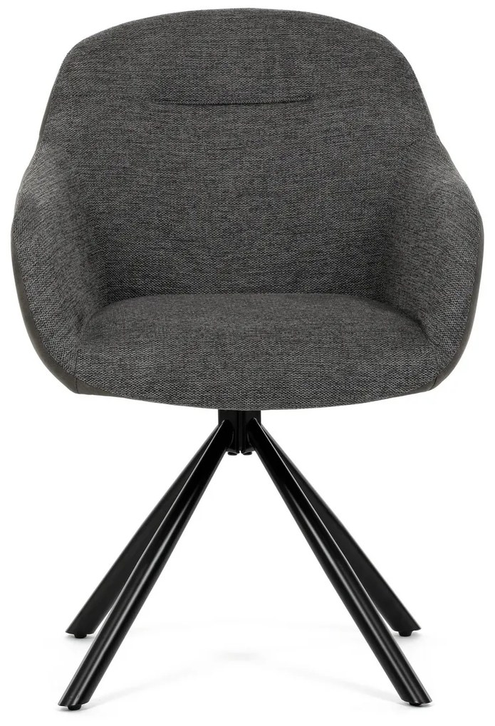 Set de scaune de sufragerie cu mecanism deîntoarcere DCH-Y1143 GREY2, 2 buc.
