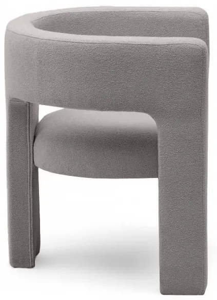 Fotoliu design gri deschis ALPAH LOOP