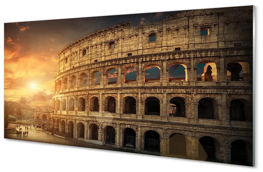 Tablouri acrilice Roma Colosseum apus de soare